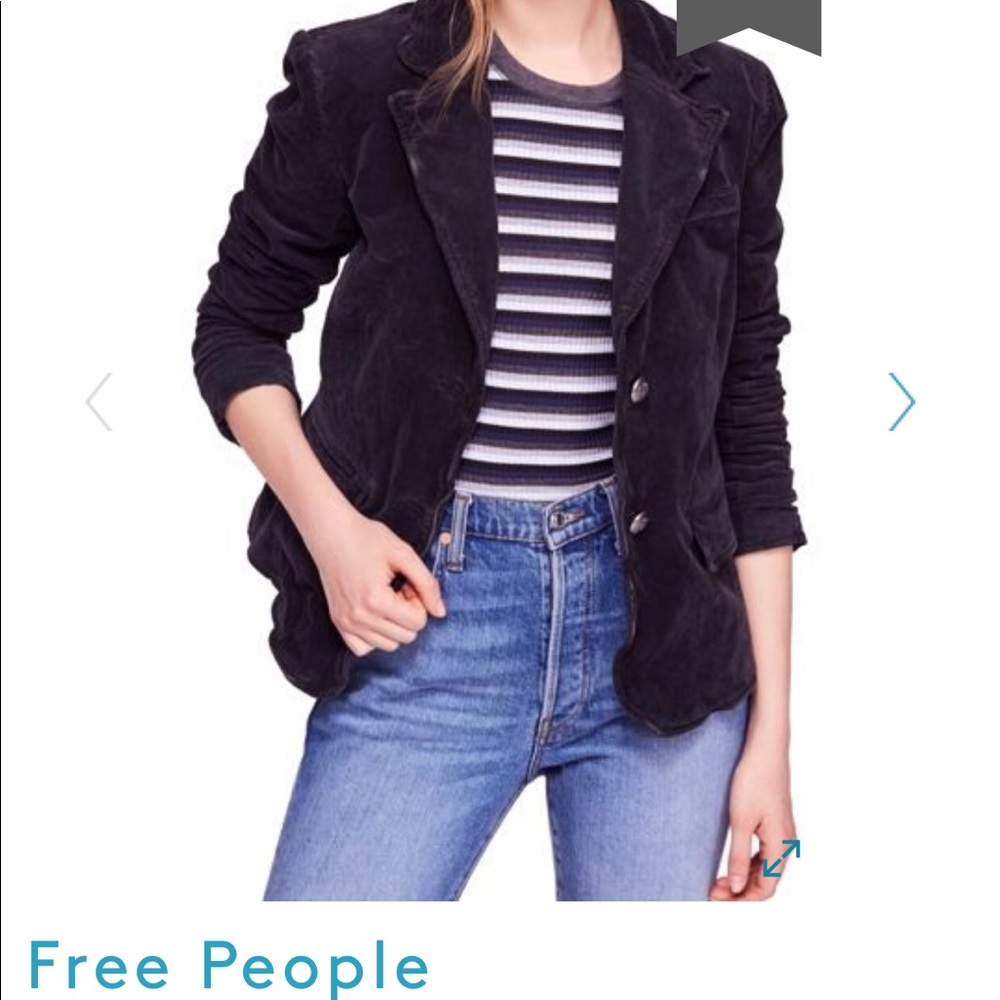 Free People corduroy blazer - size small